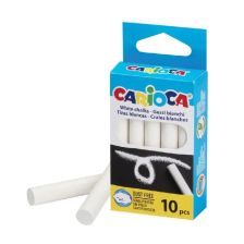 Тебешири CARIOCA бели, 10 бр