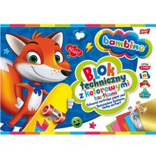 Техническо блокче Majewski Bambino А3 цветни 10 листа