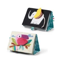 Тиха книжка за бебе BabyOno Have Fun Safari, сетивна, 1564