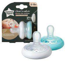 Ортодонтични залъгалки Tommee Tippee Breast Like 6-18m. 2 бр./оп. ТТ.0202