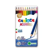 Цветни акварелни моливи CARIOCA Aquarell, 12бр