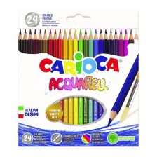 Цветни акварелни моливи CARIOCA Aquarell, 24бр