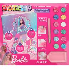 Творчески комплект Diamond Dotz Barbie Направи си сам портмоне, гривни и стикери с детски диамантен гоблен