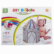 Творчески комплект Raya Toys Картонен замък за оцветяване