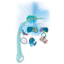 Въртележка за кошара-проектор 3в1 Infantino Dream Buddies, със светлини и музика