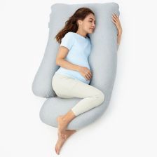 Възглавница за бременни и кърмене Momcozy U-образна, охлаждаща