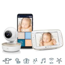 Видео бебефон Motorola VM855 Connect Wi Fi 5.0" моторизиран