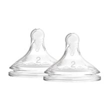 Биберони Dr.Brown's за шишета Wide-Neck Options+ 3м.+ 2бр.