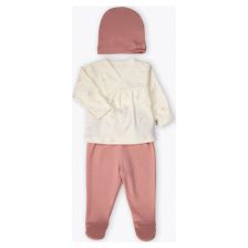Бебешки комплект Bebetto ORGANIC WELCOME BABY 3ч. 0-3м., Z1164