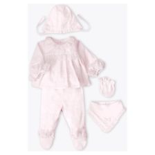 Бебешки комплект Bebetto PRETTY GIRL, 5ч., 0-3 м., Z1180