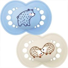 Залъгалка MAM 2бр. Original Soother Nature Matt Sky 12m+