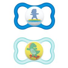 Залъгалкa MAM Air Soother Blue, 2бр., 12 м+