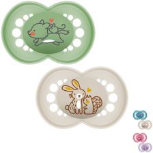 Залъгалка MAM Original Pure Soother 16m+, със стерилизираща кутия, 2бр.
