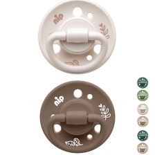 Залъгалки NIP Cherry Green етап 1, 0-6 месеца, 2 бр.