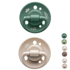 Залъгалки NIP Cherry Green етап 2, 6 месеца +, 2 бр.