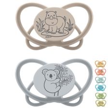 Залъгалки NIP My Butterfly Green с кутийка етап 1, 0-6 месеца, 2 бр.