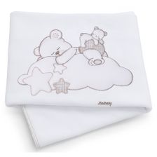 Зимно бебешко одеяло Italbaby SOGNI DORO 110x150 см, Pique, Dove Grey