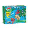 Пъзел Melissa&Doug карта на света 33ч. 10446