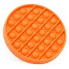 Анти-стрес игра Pop It Fidget Кръг, Оранжев
