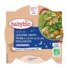 Био меню Babybio - Зеленчуци, пащърнак и булгур 230гр 12м+