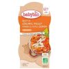 Био меню Babybio Лека нощ - Пилешко месо, киноа и зеленчуци 2x200гр 12м+