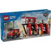 Конструктор LEGO City Пожарна станция с пожарен камион, 60414