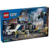 Конструктор LEGO City Камион с мобилна полицейска лаборатория, 60418