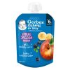 Плодово пюре Gerber - Пауч с ябълка, боровинка и банан, 6 m+, 80г