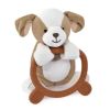 Плюшена играчка за гушкане Doudou с гризалка 14 см, DC4030