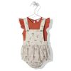 Бебешки гащеризон Bebetto Hungry Bunny Оранжев, 2ч., 6-24 м, K3732