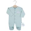 Бебешки гащеризон Ciccim Baby, Зелен, с копчета, 1-6 месеца U4792