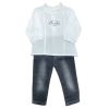 Бебешки комплект Bebetto Boutique дънки и блуза, 2 части, 3-36 м, K3687
