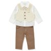 Бебешки комплект Bebetto BOUTIQUE, Кафяв, 4 ч., 6-36м., K4409