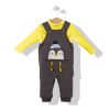 Бебешки комплект Bebetto Penguin гащеризон и боди, 2 части, 3-24 м., K3644