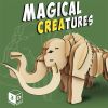 Дървен 3D пъзел Raya Toys Magical Creatures Мамут, 38 ч.