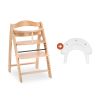 Дървен стол за хранене Hauck Arketa Beech, с Play Tray основа за играчки