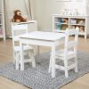 Детска маса със столчета Melissa&Doug Бял, Дървени 40225