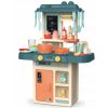 Детска кухня Raya Toys със светлини, звуци и течаща вода, Син