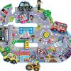 Детски пъзел Claudio Reig Busy City 11 части
