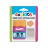 Двойна острилка с гума CARIOCA, Лилав
