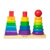 Дървен сортер с геометрични фигури Melissa and Doug, 21части 567