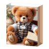 Хартиена торбичка за подарък Raya Toys Мече М, 32 см.