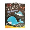 Хартиена торбичка за подарък с 3D принт Raya Toys Little World M, 32 см.