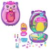 Игрален комплект Mattel Polly Pocket Hedgehog Mom & Baby, с 16 аксесоара