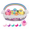 Игрален комплект яйца Spin Master Hatchimals Alive Neon Rainbow Spring Basket