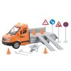 Камион Raya Toys City Maintenance С пътни знаци, звуци и светлини