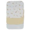 Комплект памучни кърпи Bebetto Organic Bee Hunters, 20х20 см, 3 бр., C1072