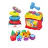 Комплект рингове и форми за сортиране Raya Toys Five Stars, с чукче