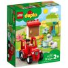 Конструктор LEGO DUPLO Town Фермерски трактор и грижa за животните 10950