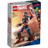 Конструктор LEGO Marvel Фигура за изграждане - капитан Америка, 76258